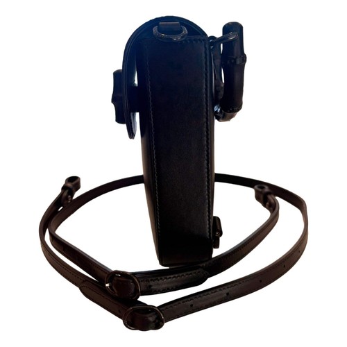 Gucci Bamboo 1947 Mini Handbag Top Handle Bag in Black Leather - Bild 6 von 6