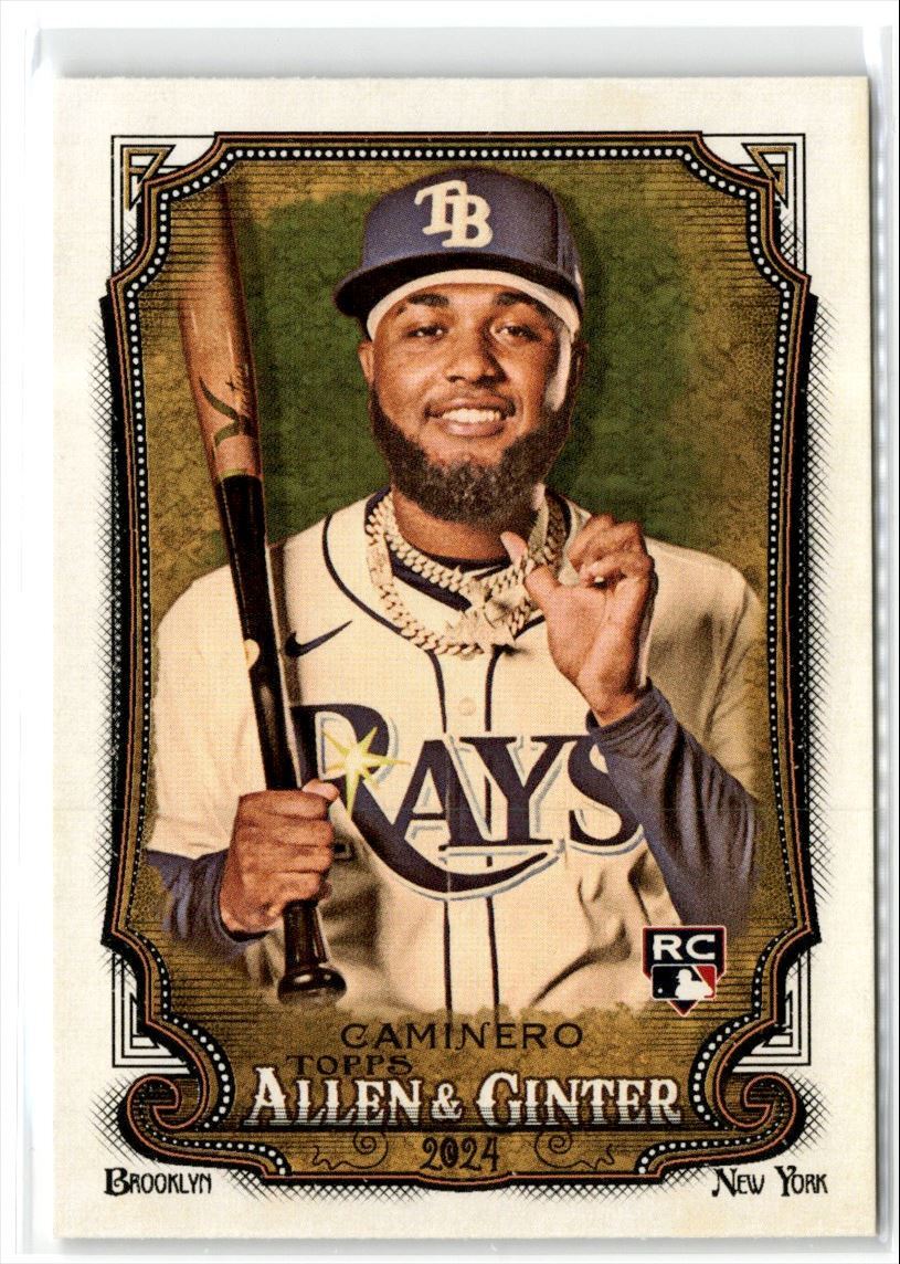 2024 ALLEN & GINTER JUNIOR CAMINERO RC TAMPA BAY RAYS #92