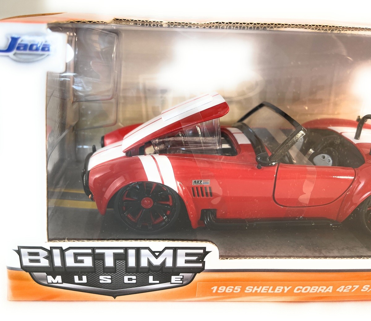Jada Bigtime Muscle 1:24 Scale 1955 Shelby Cobra 427 S/C Red