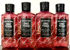 Bath  Body Works LOT 4 EMILY IN PARIS CHAMPAGNE IN PARIS Shower Gels