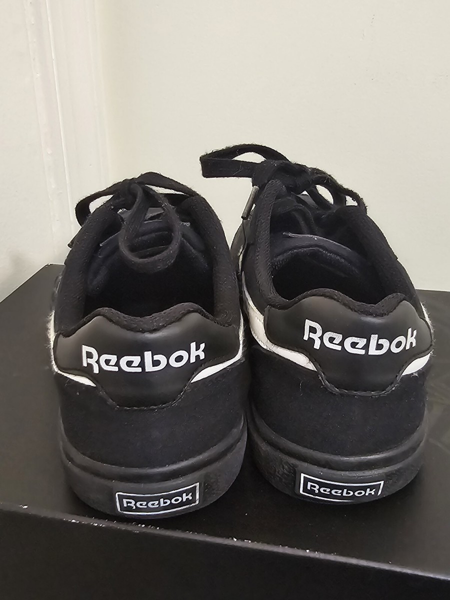 Reebok Classics Size Women’s Men's Low Casual Skater Shoes Black  Canvas