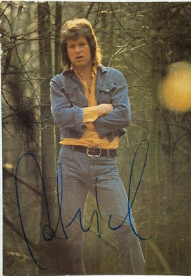 Gunter Gabriel +2017 Signed Original Card Signature Autograph Signature