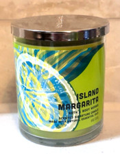 BATH BODY WORKS Island Margarita Single Wick 8 oz NEW Mandarin Mango Sea Salt