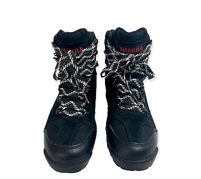 Helt vildt dynasti dyr Women Harkila Mountain Boots Black Gote-Tex Leather EU38 US7 UK5 VAK514 |  eBay
