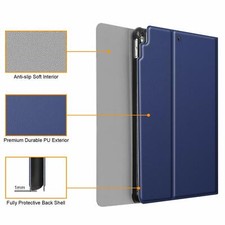 Fintie Case w/ Built-in Apple Pencil Holder AIR 2019 PRO 2017 10'5" NAVY NEW