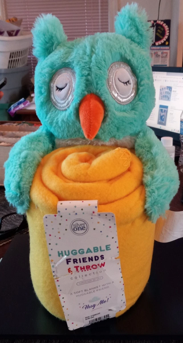 Silver One Kids Huggable Friends Collection 50 x 60 Throw Blanket with Owl 3 eBay
