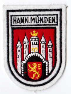 Original Abzeichen Ordnungsamt Ordnungsdienst Stadt Hann. Münden ALTE ART