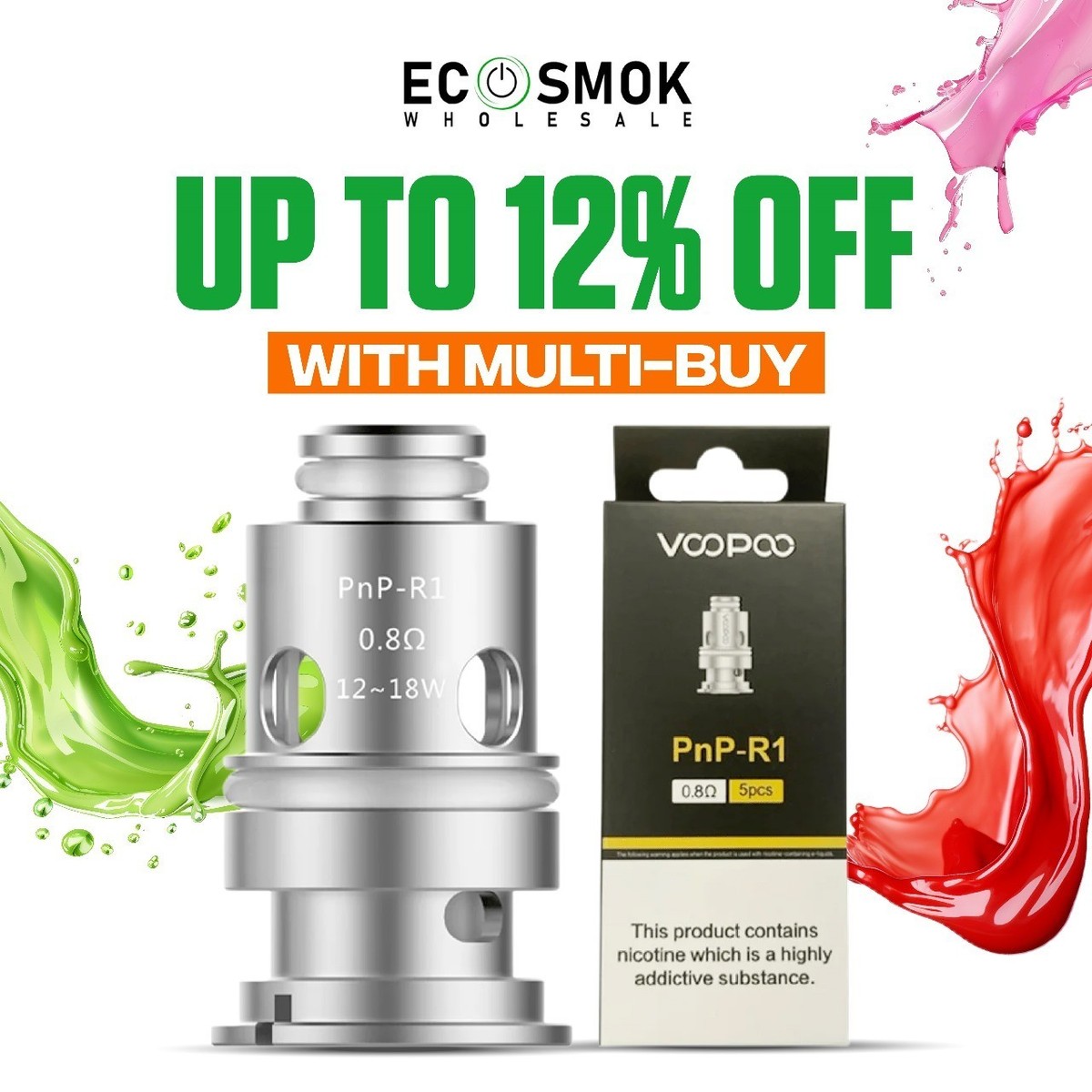 voopoo argus gt 2 battery Voopoo PnP Replacement Coil For Drag Baby 5Pcs/Pack main image 0