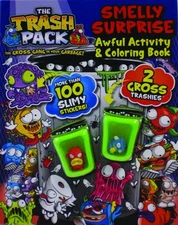 The Trash Pack Smelly Surprise Awful Activity & Coloring Book (Trash Pack Toys)