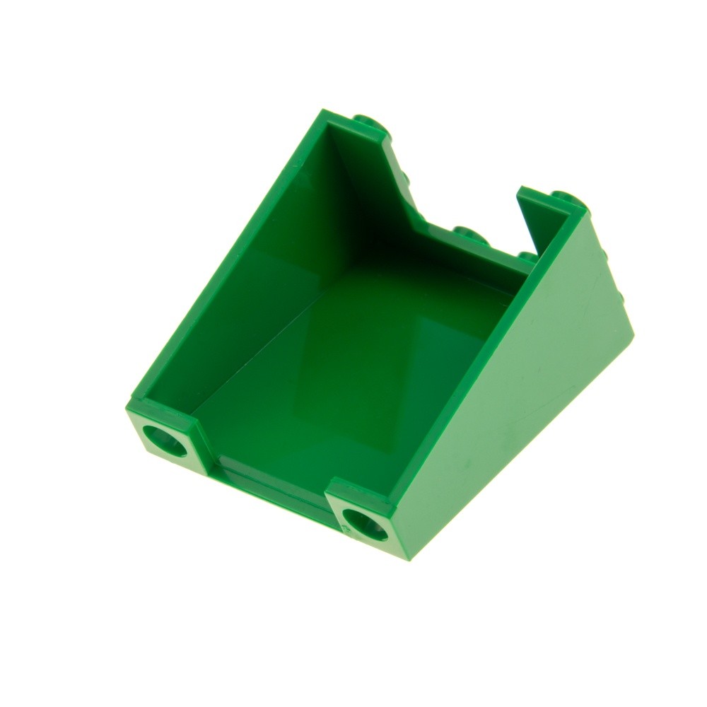 1x Lego Windshield 3x4x4 Green Inverted Window Cockpit 7636 487228