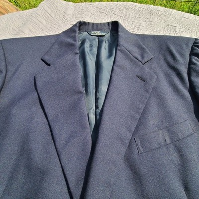 42L Polo Ralph Lauren Vintage Blazer Wool/Satin/Cupro-rayon Men's