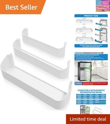 RV Refrigerator Door Shelf Kit Compatible with Dometic DM2672 DM2682 DM2683 D...