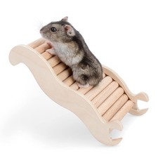 Hamster Climbing Toy Wooden Ladder Bridge for Hamsters Gerbils Mice and Small...