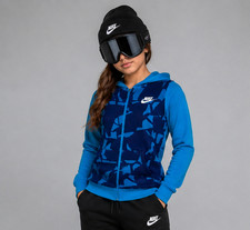 Nike Girl's Full zip Camo Hoodie 806304 435
