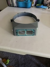 Donegan DA-4 OptiVisor Binocular 2X Magnifier. Adjustable Headband Style