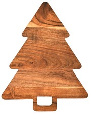 Wooden Christmas Tree Cutting Board Acacia Wood Chopping Board With Handle