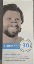 Brand New Breathing Magnetic Nasal Strips Starter Kit 30 count Black