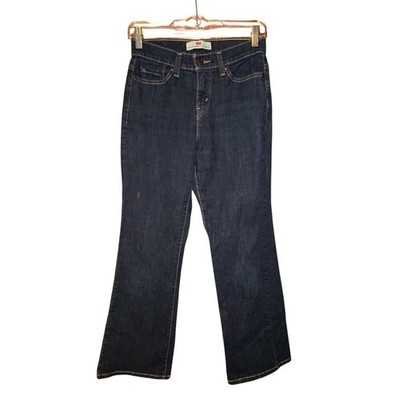 Levi's 512 Perfectly Slimming Bootcut Jeans Dark Wash Stretch Women's Size 4S