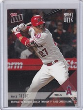 2018 Topps Now Moment of the Week Baseball Cards - Moment of the Year 13
