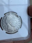 1906 d barber half dollar   Vf