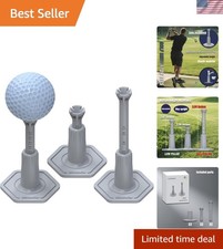 Adjustable Driving Range Golf Tee  Rubber Golf Simulator Tees for Mats  Indoor ...