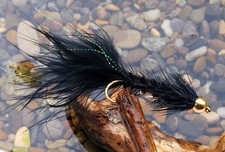 Gilchrist Fliegen. 3 x Goldkopf WOOLLY / WOOLY BUGGERS .  Auswahl an Größen