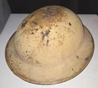 Original WWI Military Army Metal Doughboy Soldier Helmet WW1 - No Interior Parts
