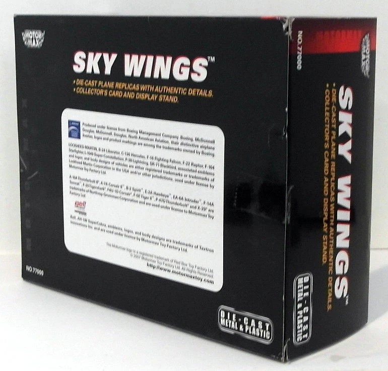 Motormax Skywings 1/100 Scale 77010 - Mirage 2000 With Display Stand - Image 2 of 4