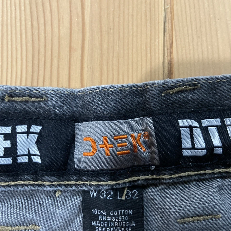 Vintage Y2k DTEK Carpenter Jeans Men’s 32x32 Gray Baggy Skater Wide Leg Grunge - Image 2 of 4