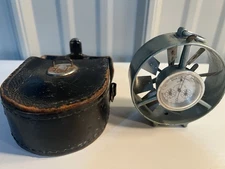 Vintage Air Flow Meter with Leather Case Davis Instrument Mfg Co Baltimore