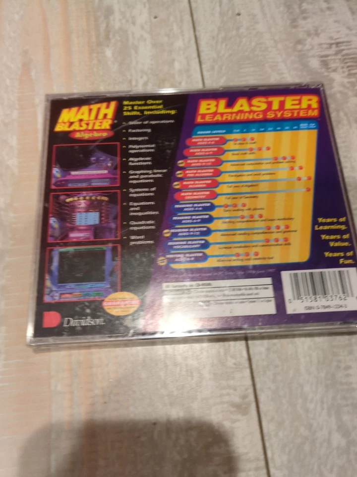 Davidson Math Blaster Algebra PC-CD ROM, 1997, Windows 95/MACINTOSH - Image 2 of 2