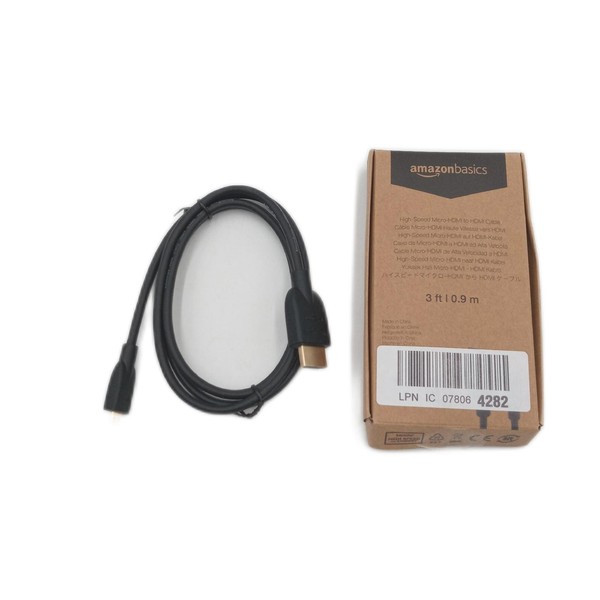 Amazon Basics Hdmi Kabel Verbindungskabel Elektronik Micro Hdmi Auf Hdmi Standar-image