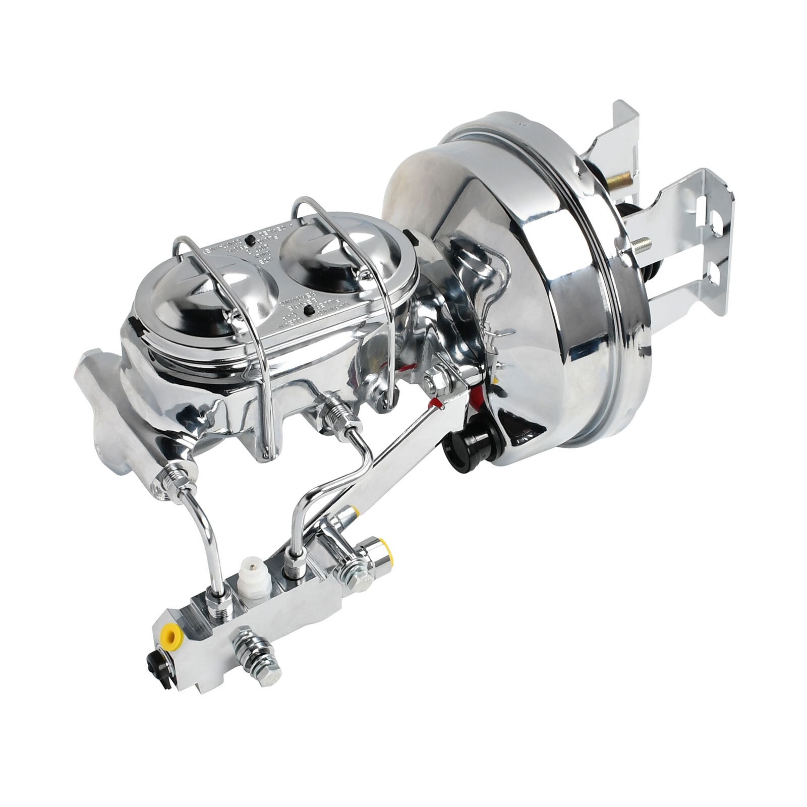 1958-1964 Chevy Impala 8" Chrome Power Brake Booster Conversion Kit Disc / Disc