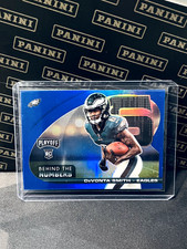 2021 Panini Playoff - Behind the Numbers Devonta Smith #BTN-DSM Blue Prizm (RC)