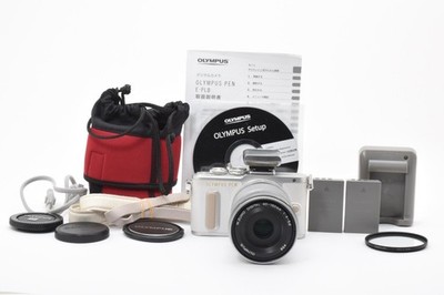 Olympus PEN E-PL8 16.1MP Mirrorless Digital Camera White w/ 40-150mm ED Lens Kit