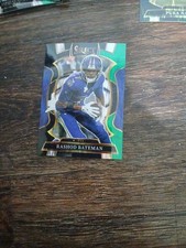 2025 Panini Select Rashod Bateman Concourse #62 Black & Green Prizm