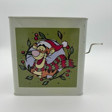 2010 Gemmy Disney Winnie The Pooh Tigger Jack-in-the-Box Jingle Bells - PICS