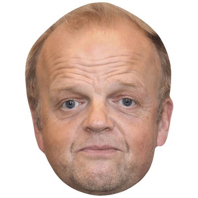 Toby Jones (Stoppeln) Big Head. Größer als das Leben Maske.