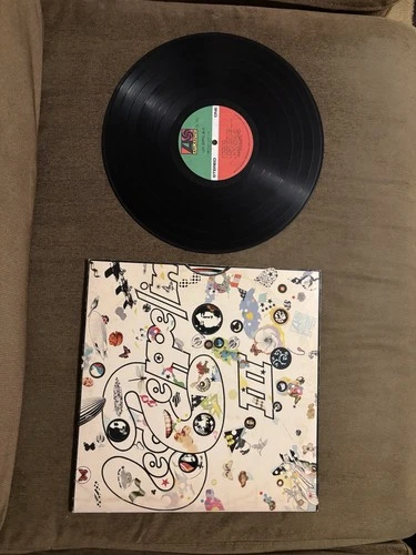 Led Zeppelin III 3 SD 7201 LP Vinyl 1970 Working Wheel Atlantic Records