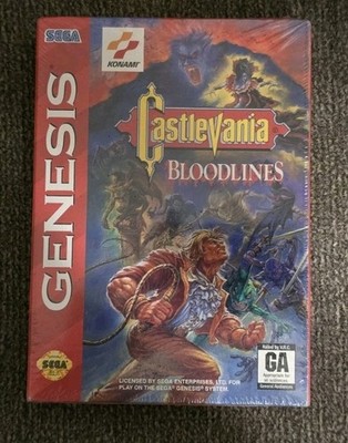 Castlevania: Bloodlines Sega Genesis Brand New Factory Sealed Konami