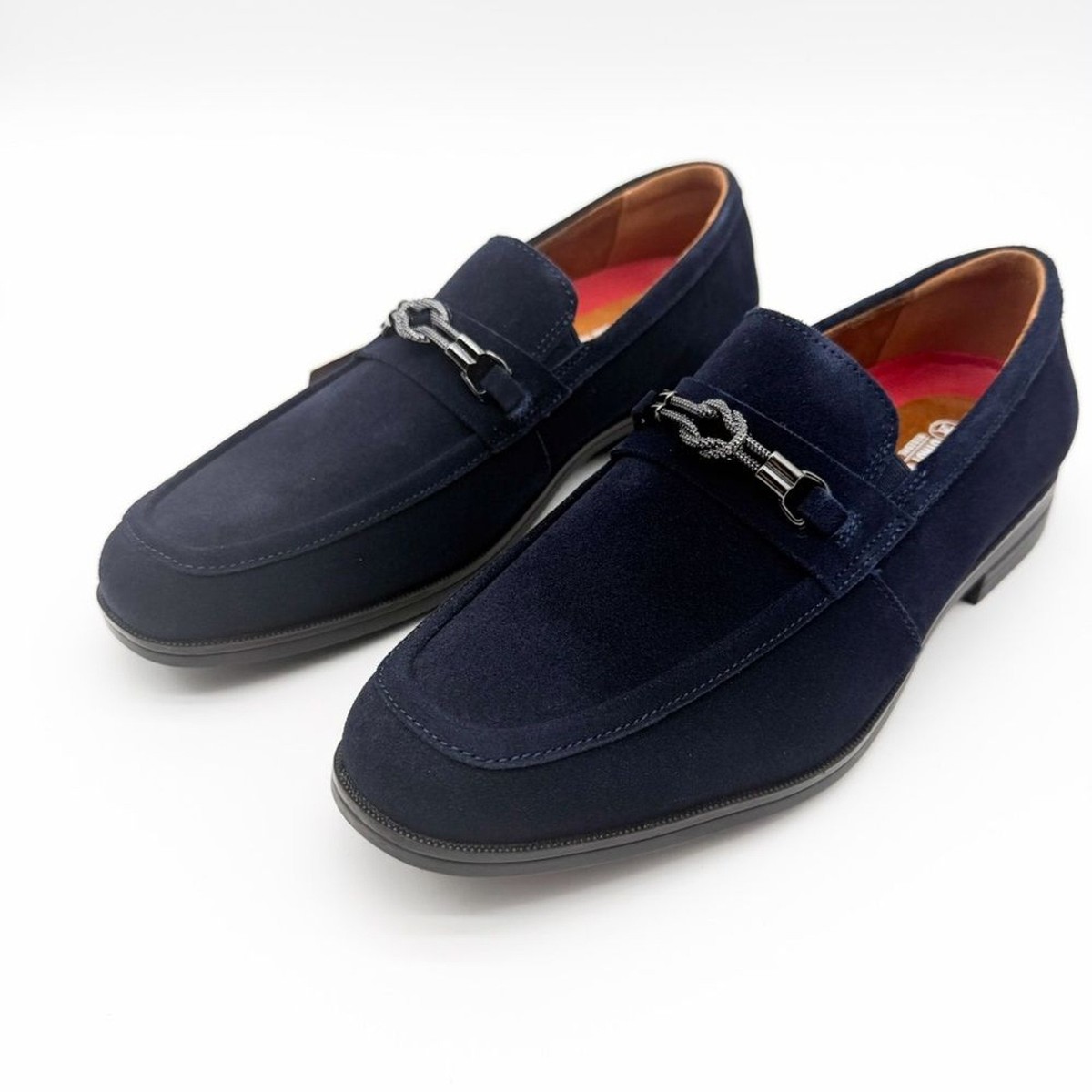 Stacy Adams Navy Blue Suede Slip-On Loafers Elevate Your Style with Stacy Adams Navy Marlowe Suede Shoes  main image 4