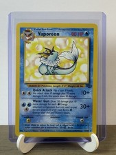Wizards Vaporeon 28/64 Jungle Unlimited Regular Rare English Stage 1 80 HP on eBay