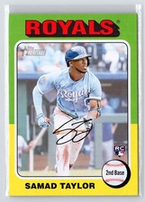 Samad Taylor Rookie 2024 Topps Heritage #317 Kansas City Royals