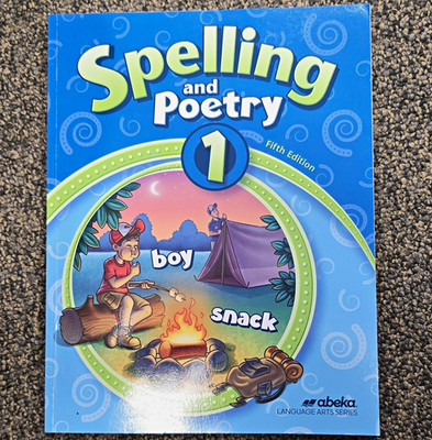 Abeka Spelling and Poetry 1 5th Edition Language Arts Series Paperback, Elem