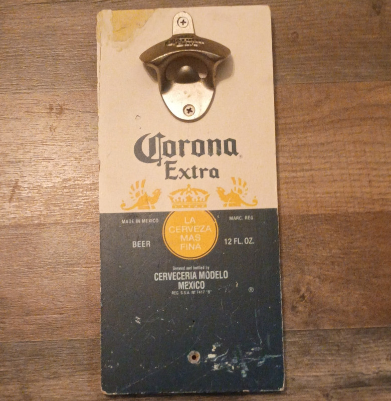 Corona Extra Beer Wall-Mounted Bottle Opener Sign Breweriana