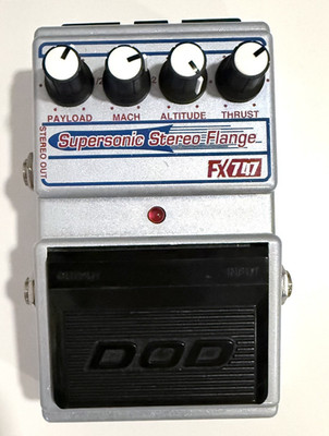 DOD FX747 Supersonic Stereo Flange Vintage Guitar Effects Pedal USA