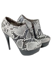 SERGIO TODZI RD-776 Damen Stiefelette Plateau 13cm Absatz Grau 37