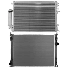 Radiator & AC Condenser Cooling Kit For 2009-2018 Dodge Challenger