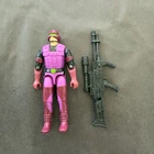 1990 HASBRO GI JOE COBRA SAW VIPER v1 FIGURE SUPER CLEAN TIGHT MT-/MT