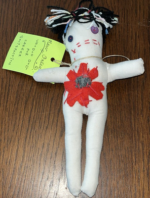 NWT Vtg Voodoo Doll Authentic Marie Laveau s House of Voodoo New Orleans Signed